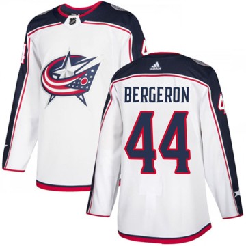 Authentic Adidas Men's Marc-Andre Bergeron Columbus Blue Jackets Away Jersey - White