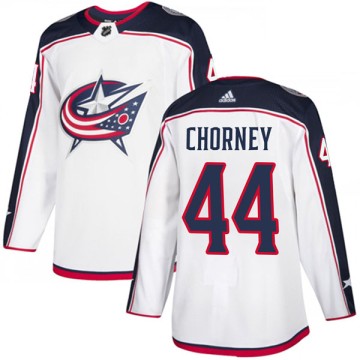 Authentic Adidas Men's Taylor Chorney Columbus Blue Jackets Away Jersey - White