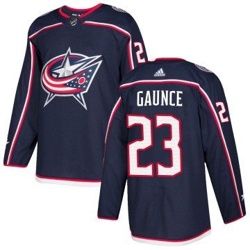 Authentic Adidas Youth Brendan Gaunce Columbus Blue Jackets Home Jersey - Navy