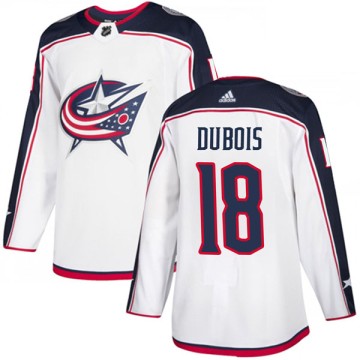 Authentic Adidas Youth Pierre-Luc Dubois Columbus Blue Jackets Away Jersey - White