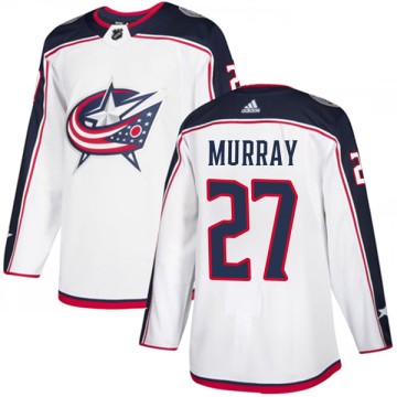 Authentic Adidas Youth Ryan Murray Columbus Blue Jackets Away Jersey - White