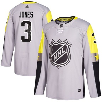 Authentic Adidas Youth Seth Jones Columbus Blue Jackets 2018 All-Star Metro Division Jersey - Gray