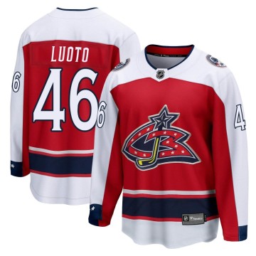 Breakaway Fanatics Branded Men's Joona Luoto Columbus Blue Jackets 2020/21 Special Edition Jersey - Red