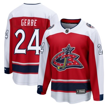 Breakaway Fanatics Branded Men's Nathan Gerbe Columbus Blue Jackets 2020/21 Special Edition Jersey - Red