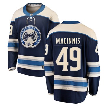 Breakaway Fanatics Branded Men's Ryan MacInnis Columbus Blue Jackets Alternate Jersey - Blue