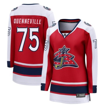 Breakaway Fanatics Branded Women's Peter Quenneville Columbus Blue Jackets 2020/21 Special Edition Jersey - Red