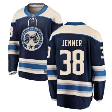 Breakaway Fanatics Branded Youth Boone Jenner Columbus Blue Jackets Alternate Jersey - Blue