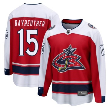 Breakaway Fanatics Branded Youth Gavin Bayreuther Columbus Blue Jackets 2020/21 Special Edition Jersey - Red