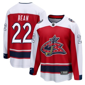 Breakaway Fanatics Branded Youth Jake Bean Columbus Blue Jackets 2020/21 Special Edition Jersey - Red