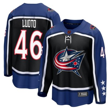 Breakaway Fanatics Branded Youth Joona Luoto Columbus Blue Jackets Special Edition 2.0 Jersey - Black