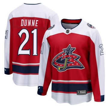 Breakaway Fanatics Branded Youth Josh Dunne Columbus Blue Jackets 2020/21 Special Edition Jersey - Red