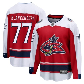 Breakaway Fanatics Branded Youth Nick Blankenburg Columbus Blue Jackets 2020/21 Special Edition Jersey - Red